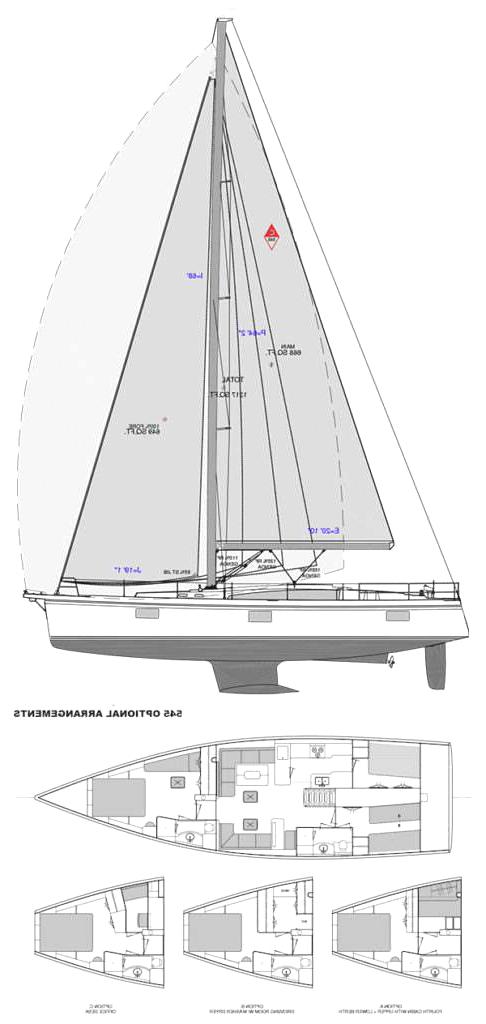 Specifications CATALINA 545