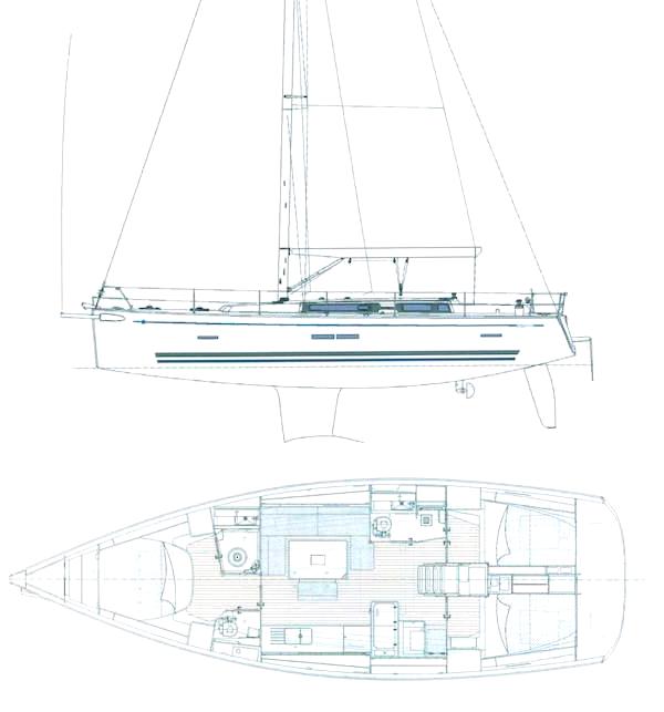 Specifications DUFOUR 445 GRAND LARGE