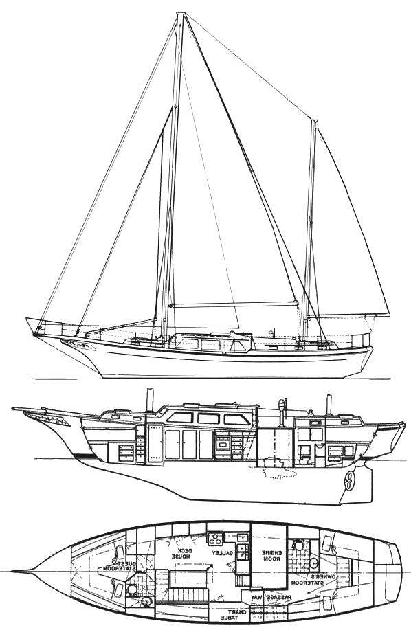 Specifications DOLPHIN 47 (ALDEN)