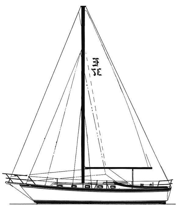 Specifications ENDEAVOUR 37 (CUTTER) TALL