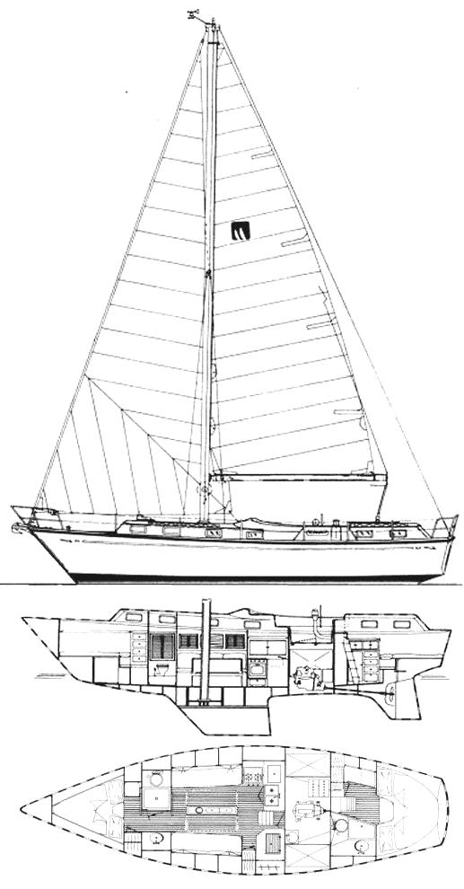 Specifications MARINER 39 (BERRY & WHITE)