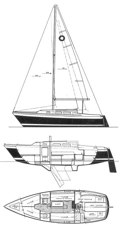 Specifications O'DAY 26