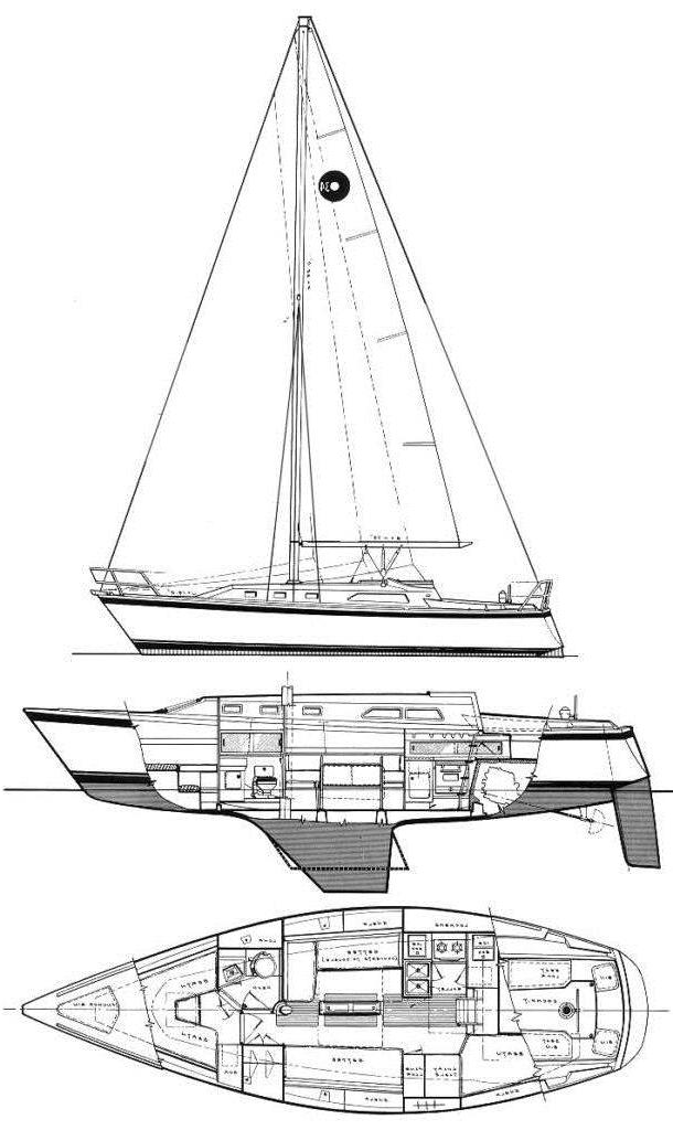 Specifications O'DAY 34