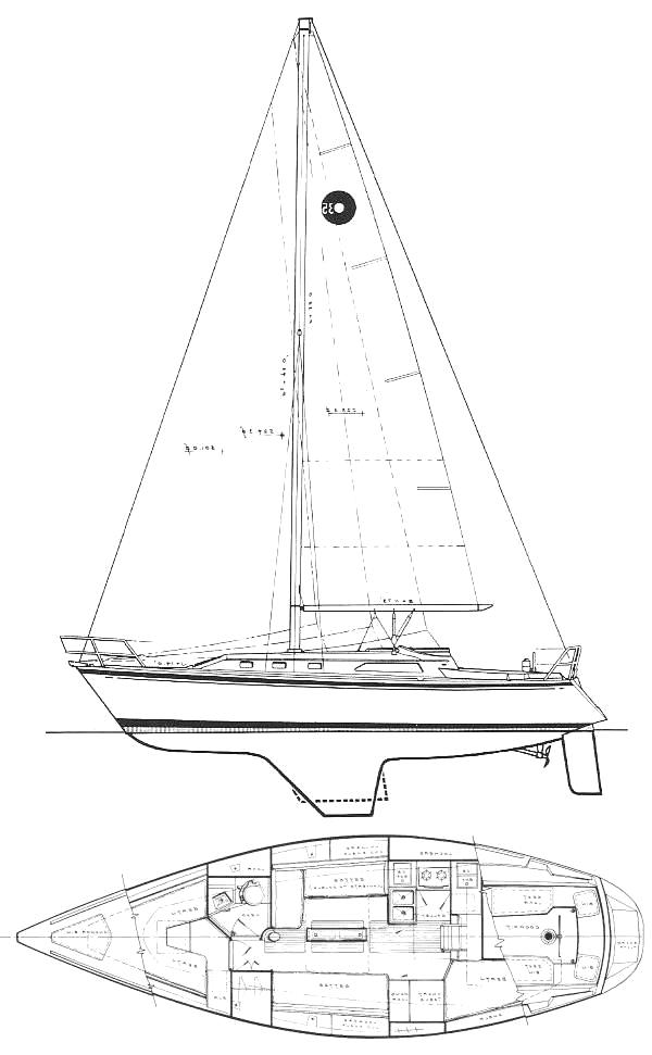 Specifications O'DAY 35