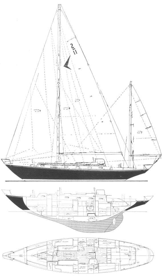 Specifications SEAFARER 45 YAWL