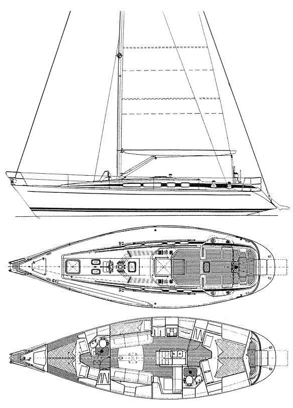Specifications SWAN 40 (FRERS)