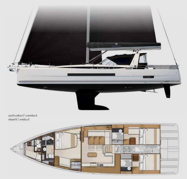 Specifications JEANNEAU YACHTS 55