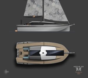 24-m Sailboat with electric drive