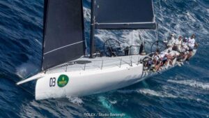 TP52 Racing Sailboat. Winner of IRC